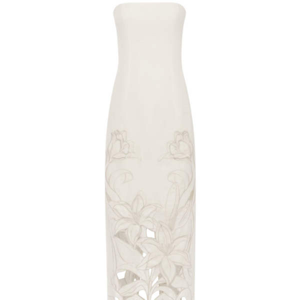 Leo Lin Rayna Appliqué Bustier Maxi Dress - Leo Lin Dress - Australian Luxury Fashion - Shop at Coveti