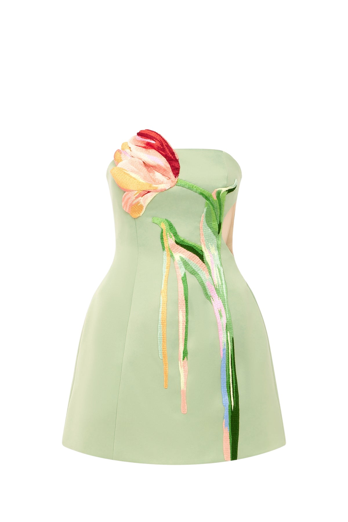 Leo-Lin-Roselle-888207_nobg Leo Lin Roselle Cutout Bustier Mini Dress - Leo Lin Dress - Australian Luxury Fashion - Shop at Coveti