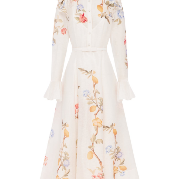 Leo Lin Selina Butterfly Sleeve Midi Dress - Leo Lin Dress - Australian Luxury Fashion - Shop at Coveti