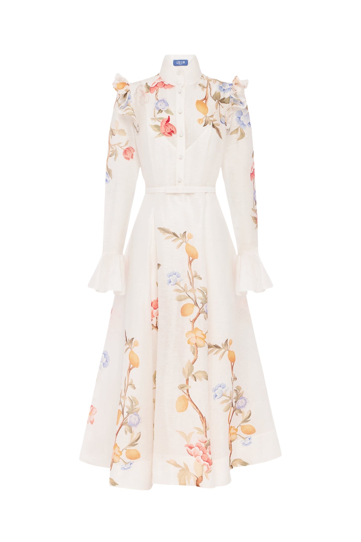 Leo-Lin-Selina29232_nobg Leo Lin Selina Butterfly Sleeve Midi Dress - Leo Lin Dress - Australian Luxury Fashion - Shop at Coveti
