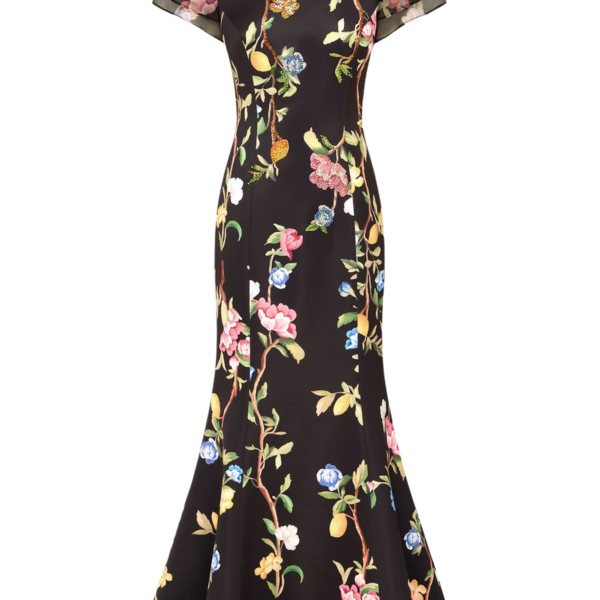 Leo Lin Sofia Embellished Puff Sleeve Maxi Dress - Leo Lin Dress - Australian Luxury Fashion - Shop at Coveti