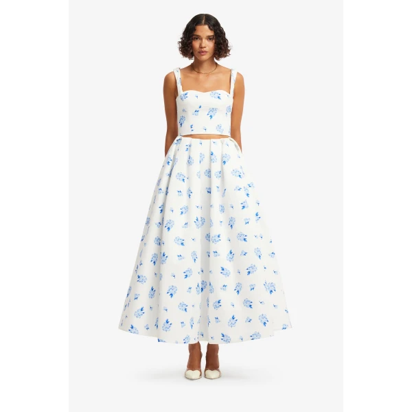 Leo Lin Victoria Puff Maxi Skirt - Leo Lin Dress - Australian Luxury Fashion - Shop at Coveti