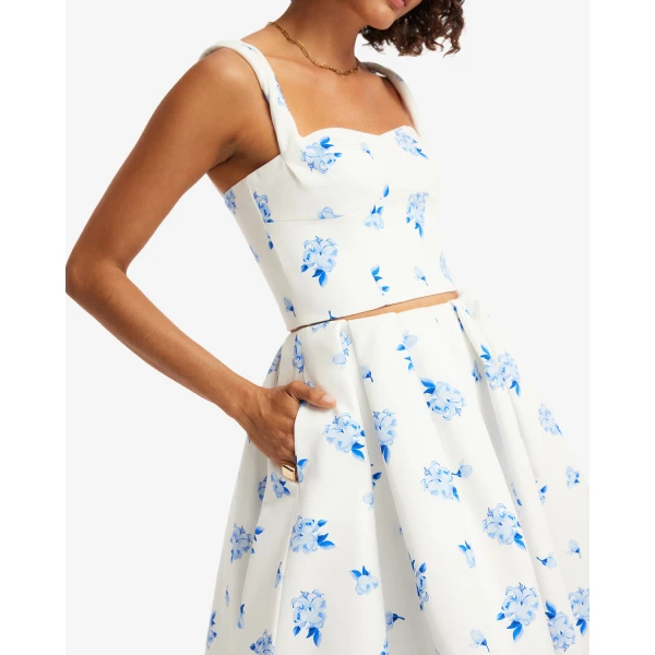 Leo Lin Victoria Puff Maxi Skirt - Leo Lin Dress - Australian Luxury Fashion - Shop at Coveti