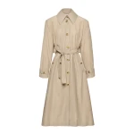 Magda Butrym Belted trench coat in beige