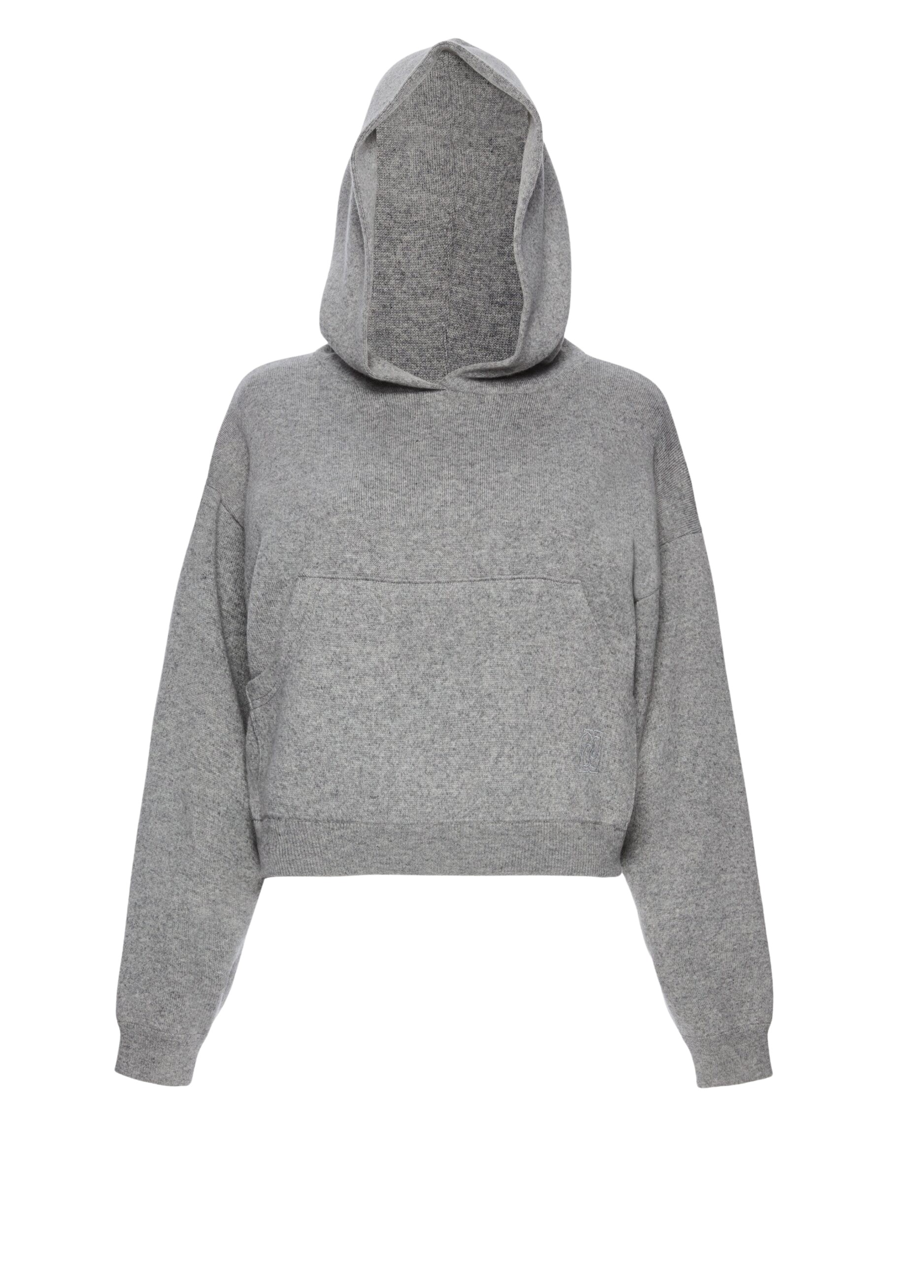 Magda Butrym Cashmere and cotton hoodie in grey