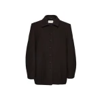 Magda Butrym Cashmere jacket with collar in brown