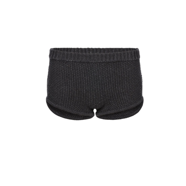 Magda Butrym Cotton and linen knit shorts in grey