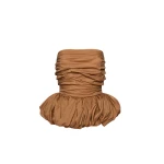 Magda Butrym Draped peplum corset in brown