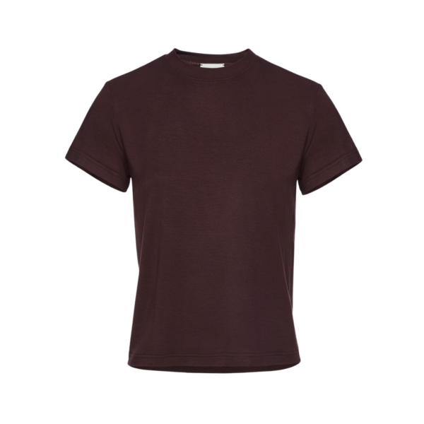 Magda Butrym Fitted t-shirt in burgundy