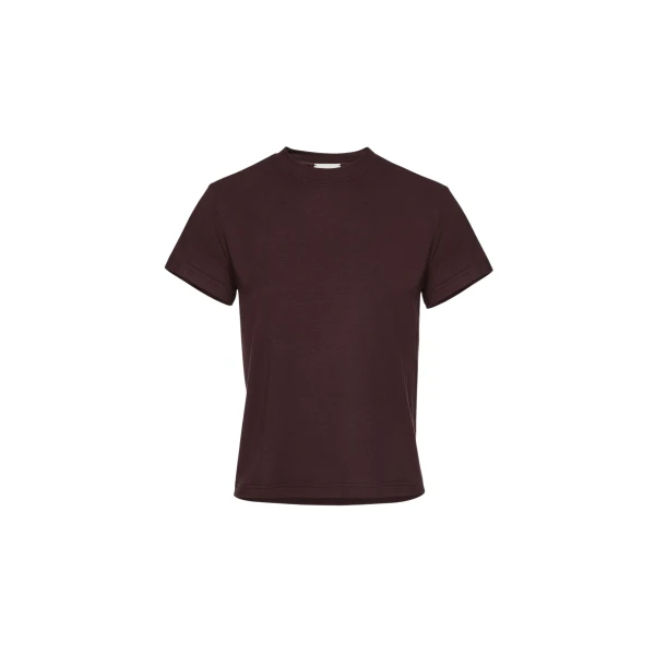 Magda Butrym Fitted t-shirt in burgundy