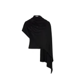 Magda Butrym Fitted t-shirt with scarf in black
