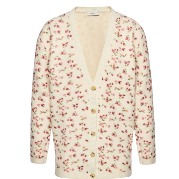 Magda Butrym Floral cardigan in cream