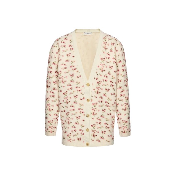Magda Butrym Floral cardigan in cream