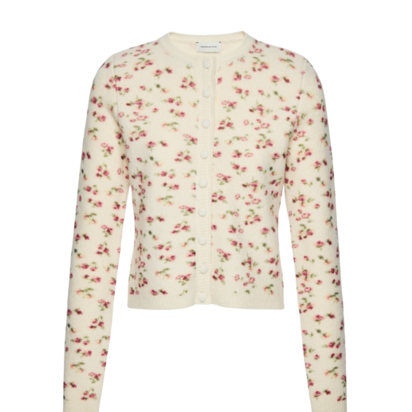 Magda Butrym Floral cardigan in cream