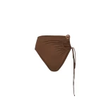 Magda Butrym High-waist swim bottom with ring detail in brown
