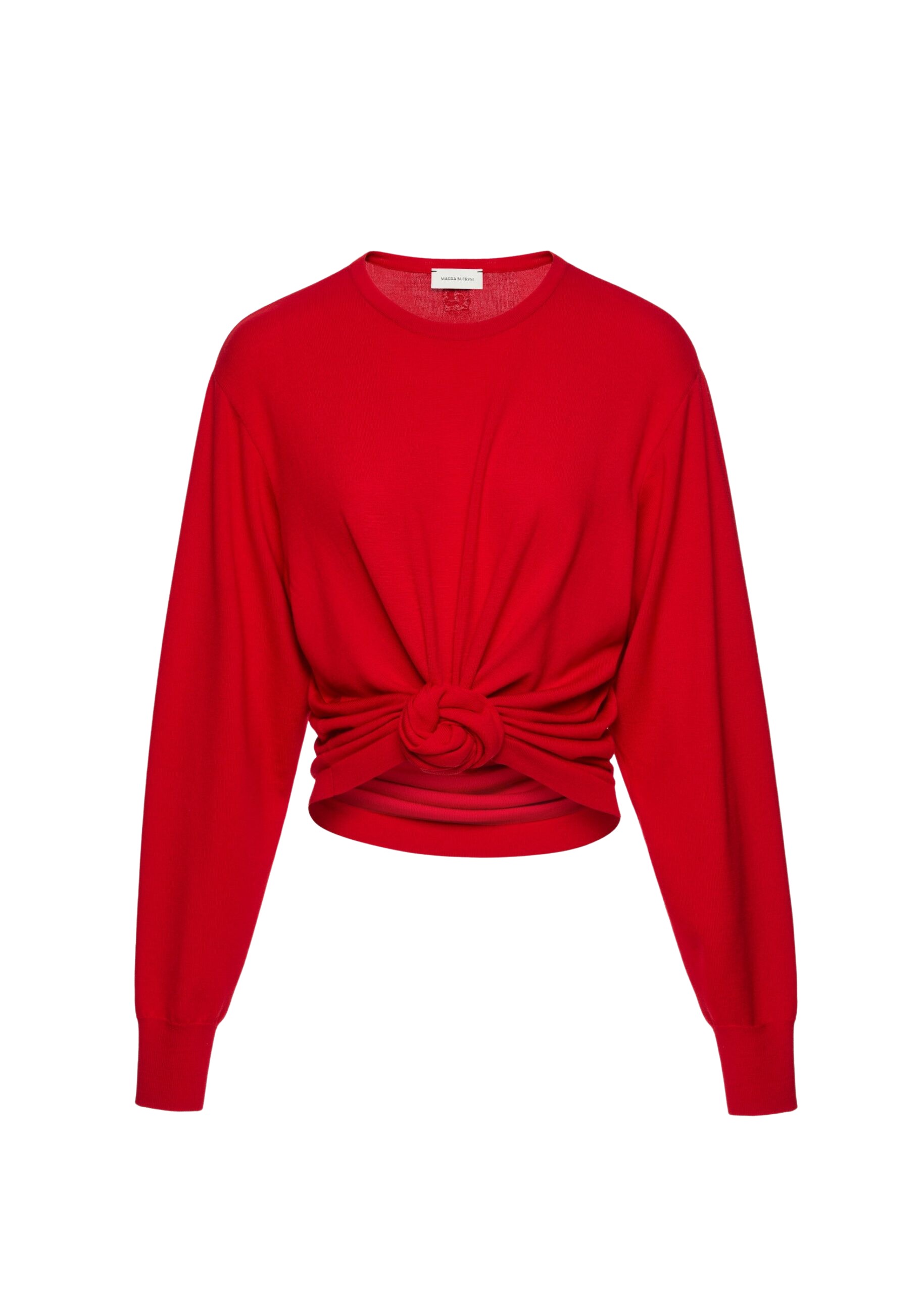 Magda Butrym Knotted longsleeve in red