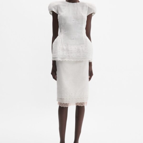Magda Butrym White Skirts