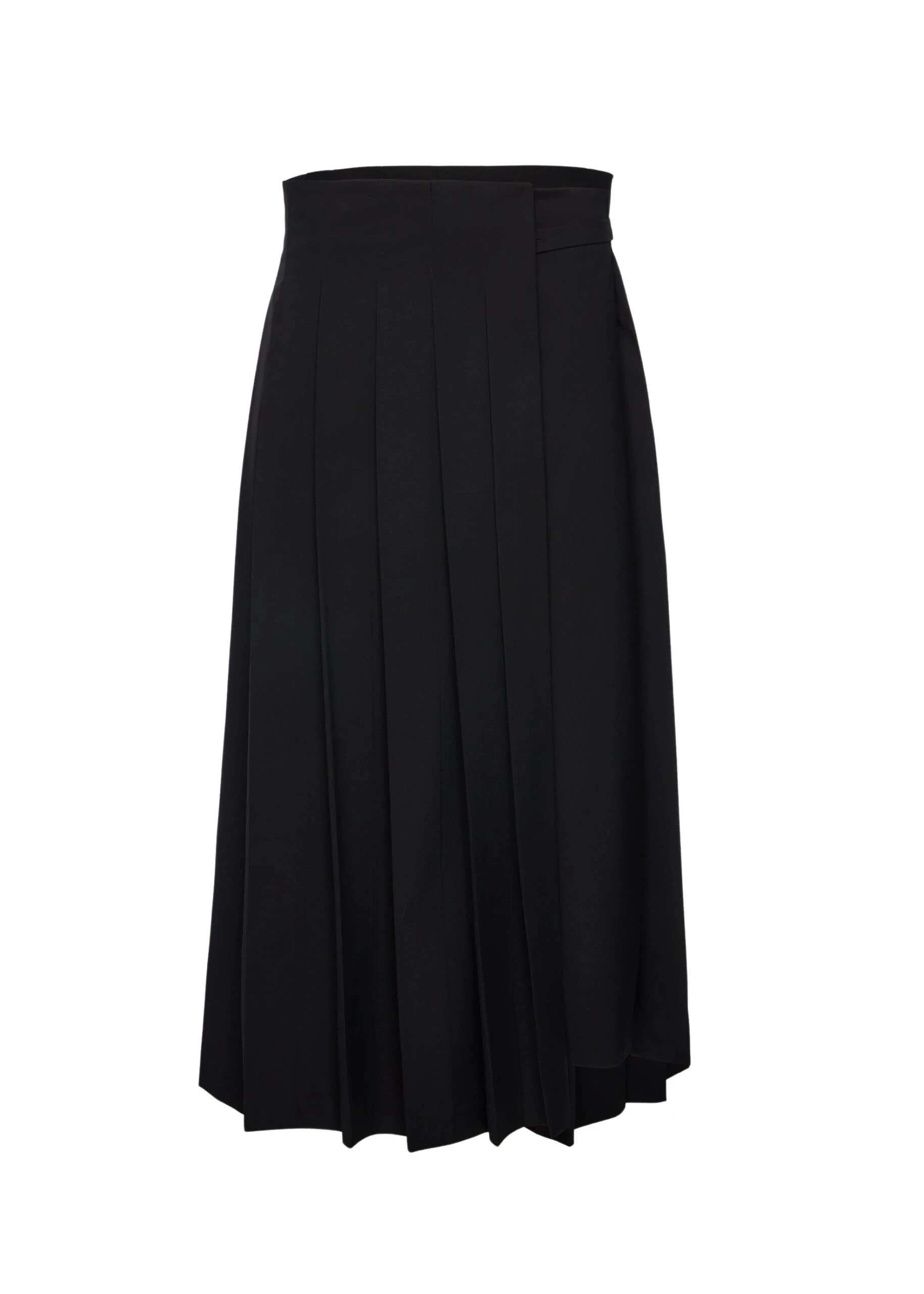 Magda-Butrym-Long-pleated-wrap-skirt-in-black-scaled11392_nobg Magda Butrym Long pleated wrap skirt in black