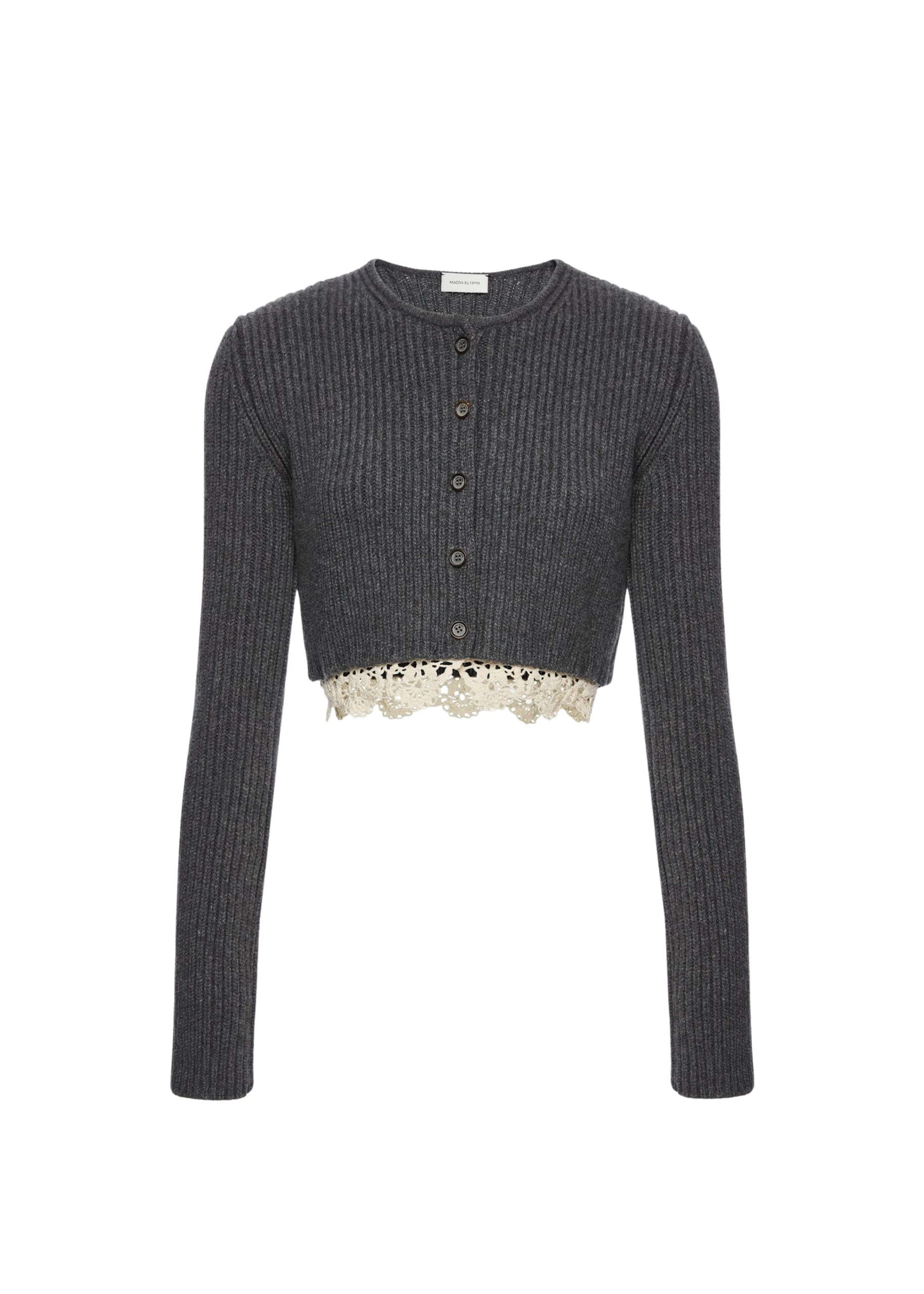 Magda-Butrym-Long-sleeve-crochet-trim-cropped-cardigan-in-grey-scaled86485_nobg Magda Butrym Long-sleeve crochet-trim cropped cardigan in grey