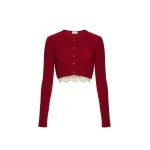 Magda-Butrym-Long-sleeve-crochet-trim-cropped-cardigan-in-red-scaled59749_nobg Magda Butrym Long-sleeve crochet-trim cropped cardigan in red