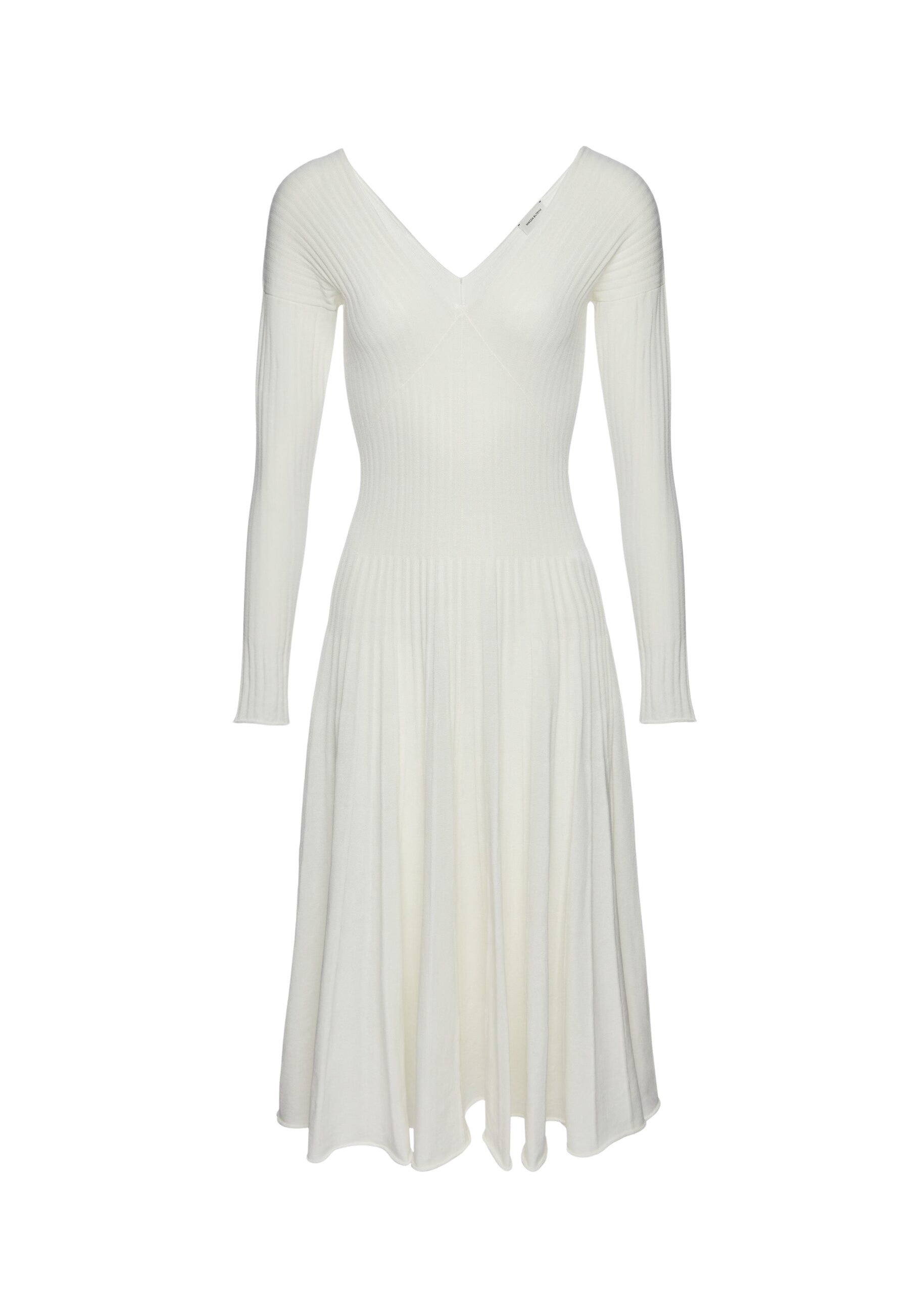 Magda Butrym Pleated knit dress in white