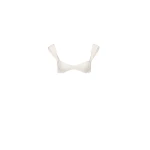 Magda Butrym Retro bustier swim top in cream