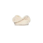 Magda Butrym Ruffled bandeau top in cream