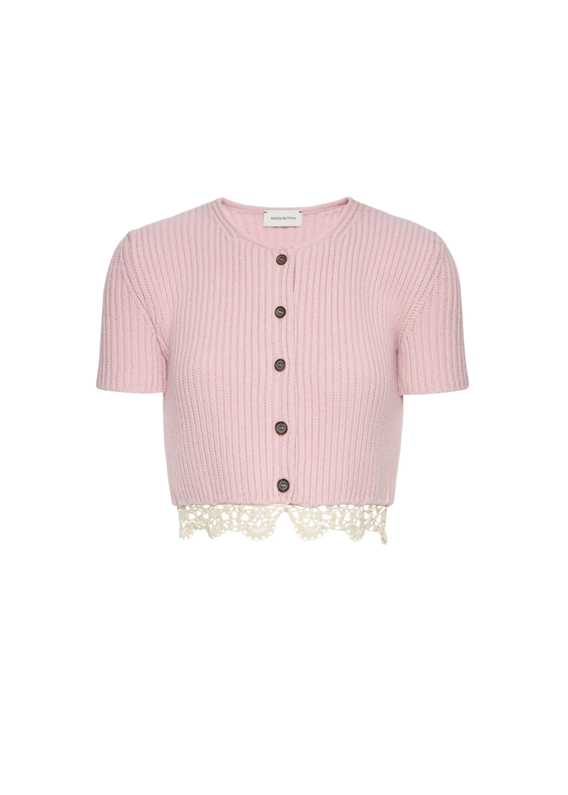 Magda-Butrym-Short-sleeve-crochet-trim-cropped-cardigan-in-light-pink-scaled67686_nobg Magda Butrym Short-sleeve crochet-trim cropped cardigan in light pink