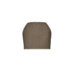 Magda Butrym Wool mini skirt with lace trim in beige