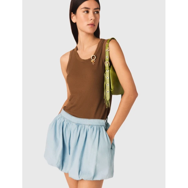 Maje Skirt Parisian Accessible Luxury Clothing at Coveti