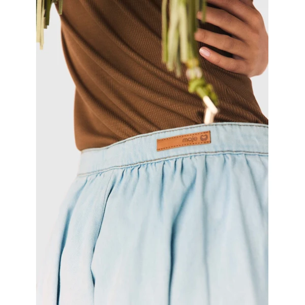 Maje Skirt Parisian Accessible Luxury Clothing at Coveti