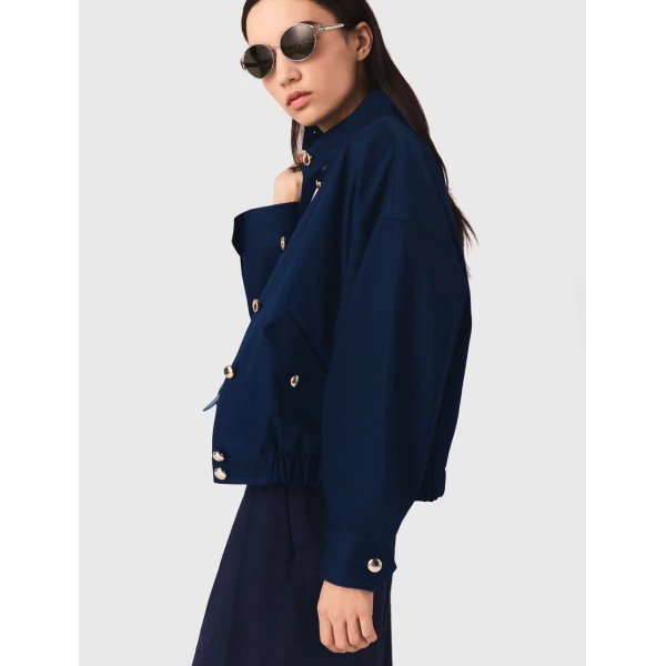 Maje Jacket Parisian Accessible Luxury Clothing at Coveti