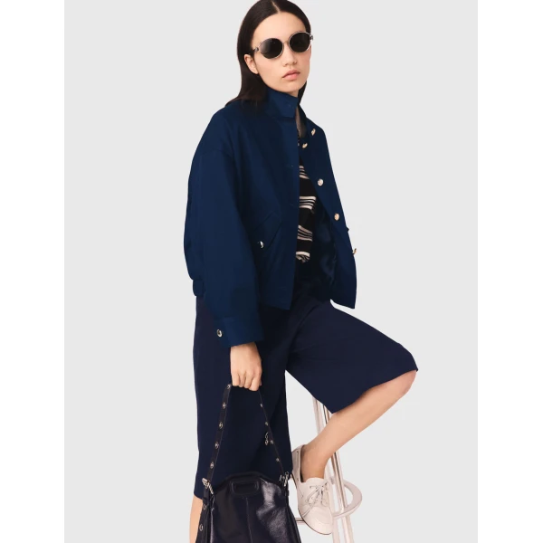 Maje Jacket Parisian Accessible Luxury Clothing at Coveti