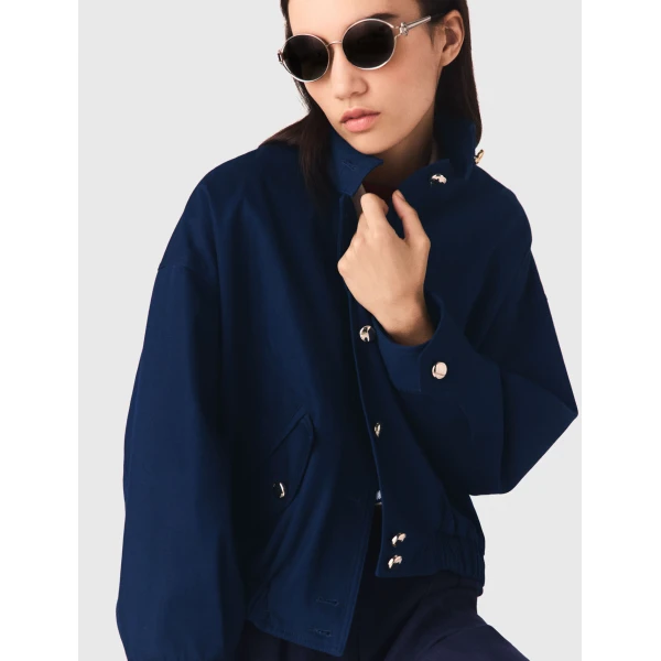 Maje Jacket Parisian Accessible Luxury Clothing at Coveti