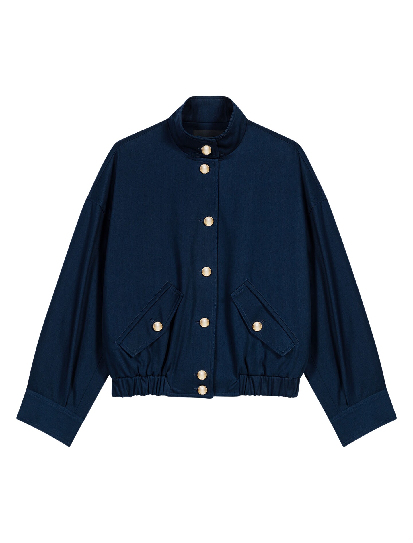 Maje-Cotton-Bomber-Jacket98983_nobg Maje Jacket Parisian Accessible Luxury Clothing at Coveti