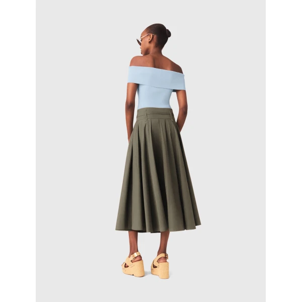 Maje Skirt Parisian Accessible Luxury Clothing at Coveti