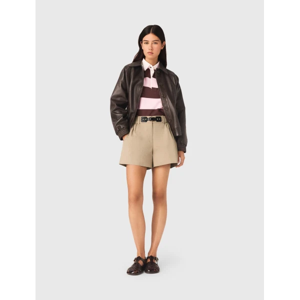 Maje Short Parisian Accessible Luxury Clothing at Coveti