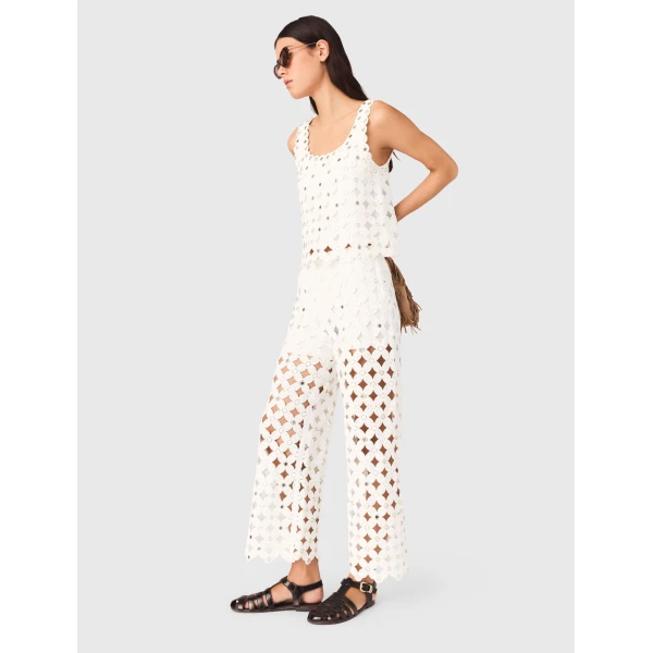 Maje Pant Parisian Accessible Luxury Clothing at Coveti