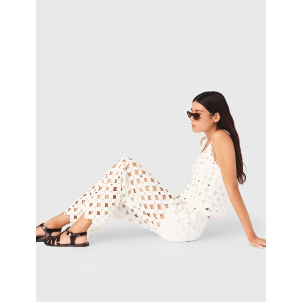 Maje Pant Parisian Accessible Luxury Clothing at Coveti