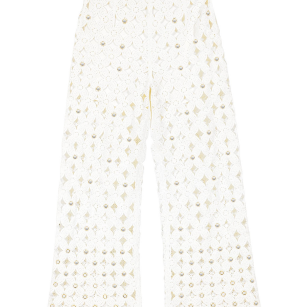 Crochet Trousers With Mirrors