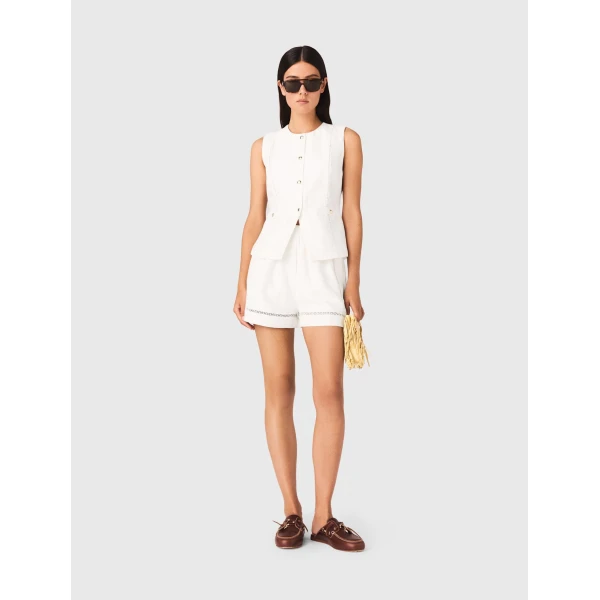 Maje Short Parisian Accessible Luxury Clothing at Coveti