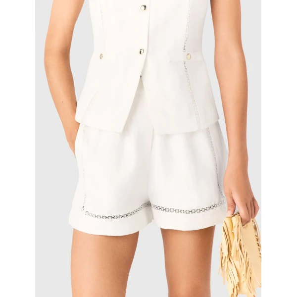 Maje Short Parisian Accessible Luxury Clothing at Coveti