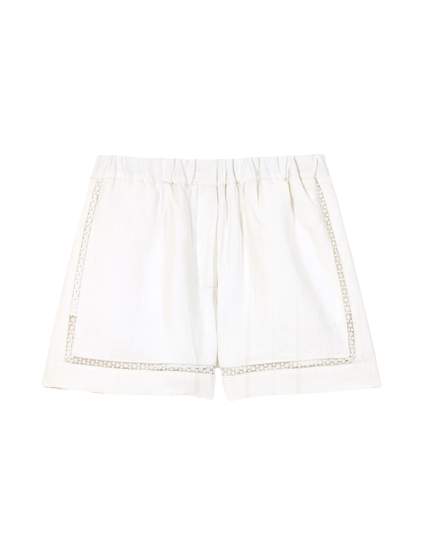 Maje-Embroidered-Linen-Blend-Shorts24028_nobg Maje Short Parisian Accessible Luxury Clothing at Coveti