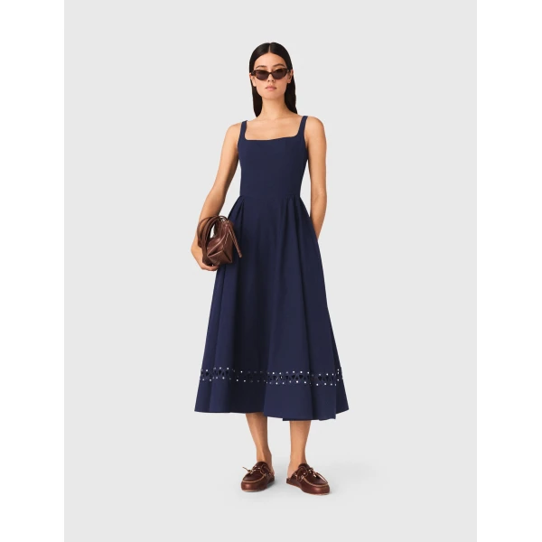 Maje Dress Parisian Accessible Luxury Clothing at Coveti