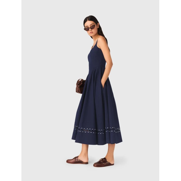 Maje Dress Parisian Accessible Luxury Clothing at Coveti