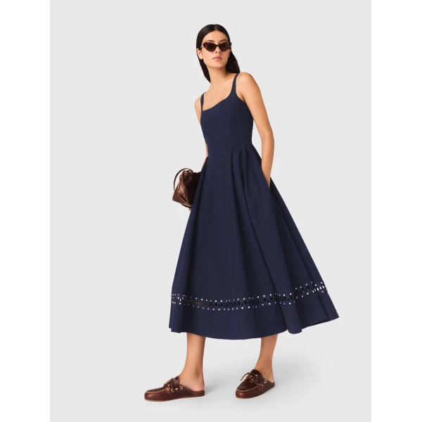 Maje Dress Parisian Accessible Luxury Clothing at Coveti