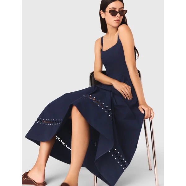 Maje Dress Parisian Accessible Luxury Clothing at Coveti
