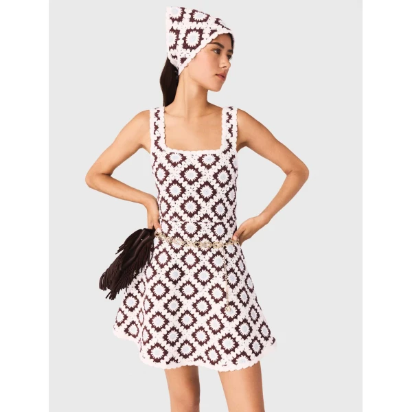 Maje Dress Parisian Accessible Luxury Clothing at Coveti