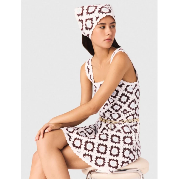 Maje Dress Parisian Accessible Luxury Clothing at Coveti