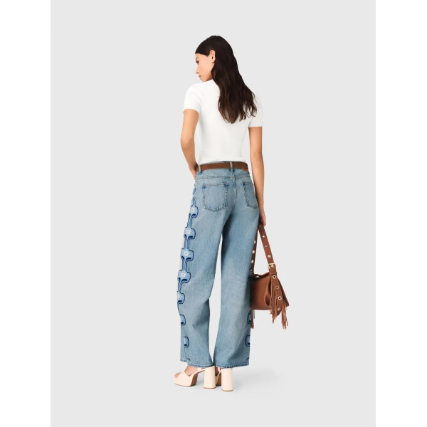 Maje Pant Parisian Accessible Luxury Clothing at Coveti